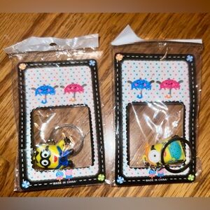 Colorful Cartoon Keychain Set